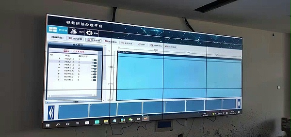 江苏南京金陵科技学院电子信息学院46寸1.7mm3X4单元拼接